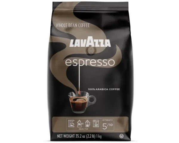 Lavazza Espresso Beans 100% Arabica Whole Bean Coffee 5lb Bag