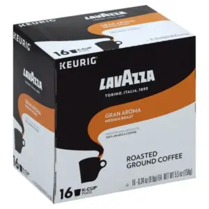 Lavazza Gran Aroma Medium Roast K-Cup Pods 5.5oz for Keurig