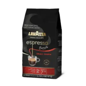Lavazza Gran Crema Whole Bean Coffee 2.2lb Bag - Rich Espresso Blend