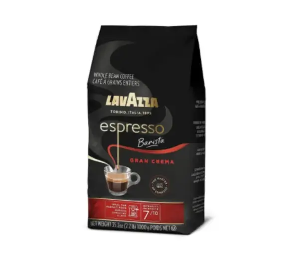 Lavazza Gran Crema Whole Bean Coffee 2.2lb Bag - Rich Espresso Blend