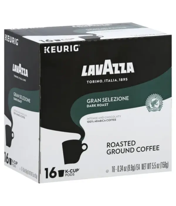 Lavazza Gran Selezione Dark Roast K-Cup Pods 5.5oz for Keurig