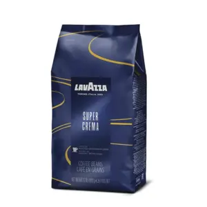 Lavazza Super Crema Whole Bean Espresso Blend 2lb Bag