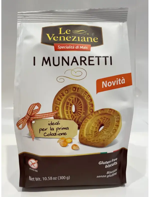 Le Veneziane Venetian Crisp Cookies Authentic Italian Biscuits 10.6oz - Image 2