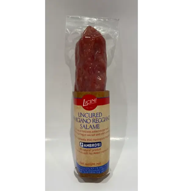 Licini Uncured Parmigiano Reggiano Salami Gluten-Free 7oz - Image 2