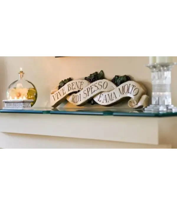 Live Well Laugh Often Love Much Italian Wall Art Decor