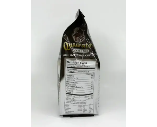 Loacker Quadratini Cocoa Milk Wafers 250g Snack Pack - Image 3