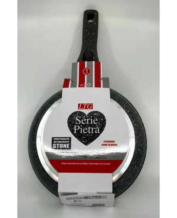 LTG 24cm Stone Coated Nonstick Frying Pan - Durable & Easy Clean