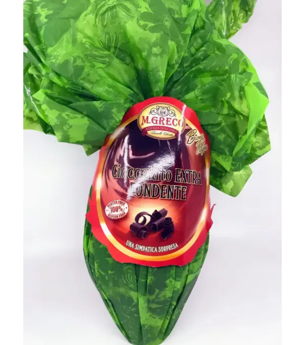 M. Greco 300g Dark Chocolate Easter Egg - Premium Italian Chocolate - Image 2