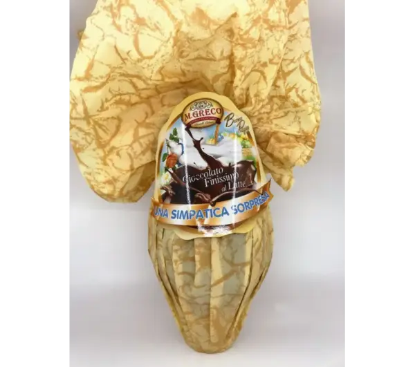 M. Greco Milk Chocolate Easter Egg 300g - Premium Gift