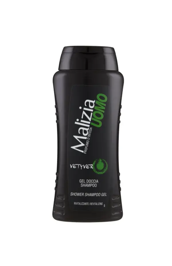 Malizia Uomo Vetiver Men’s Body Wash Hair Cleanser