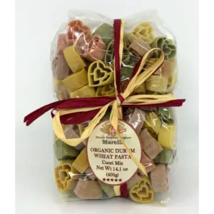 Marella Organic Durum Wheat Heart Tricolor Pasta 400g