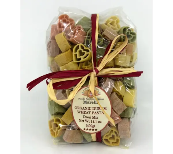 Marella Organic Durum Wheat Heart Tricolor Pasta 400g