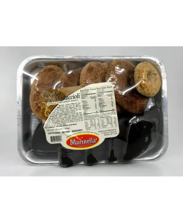 Marinella Traditional Italian Mostaccioli & Roccoco Cookies 500g