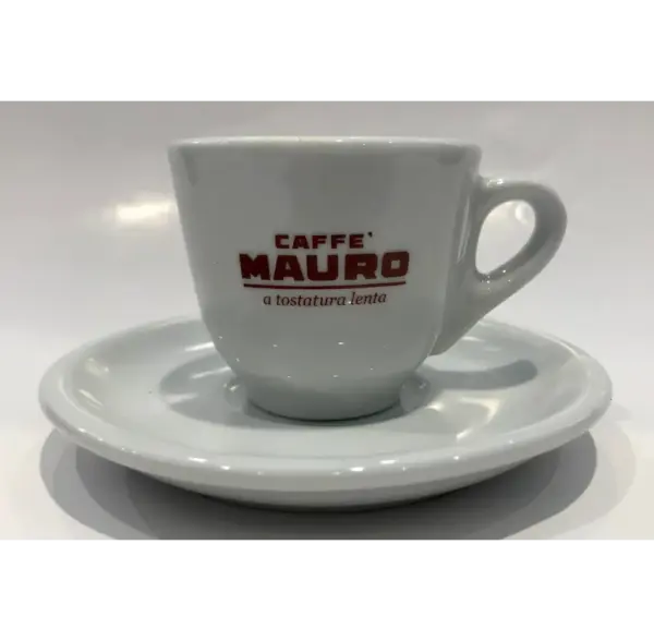 Mauro Ceramic Espresso Cups - Set of 6, Durable Coffee Mugs