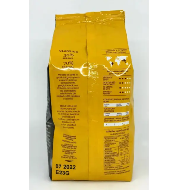 Mauro Classico Espresso Beans 1.1 lb Bag