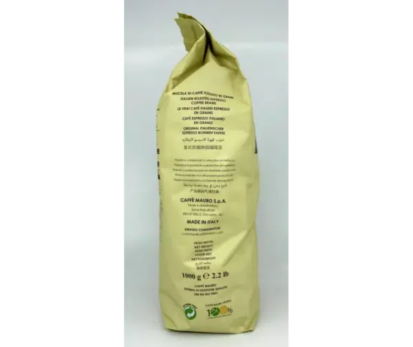 Mauro Concerto Premium Espresso Coffee Beans 1000g - Image 2