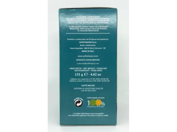 Mauro Decaf ESE Coffee Pods Pack of 18 - Image 3