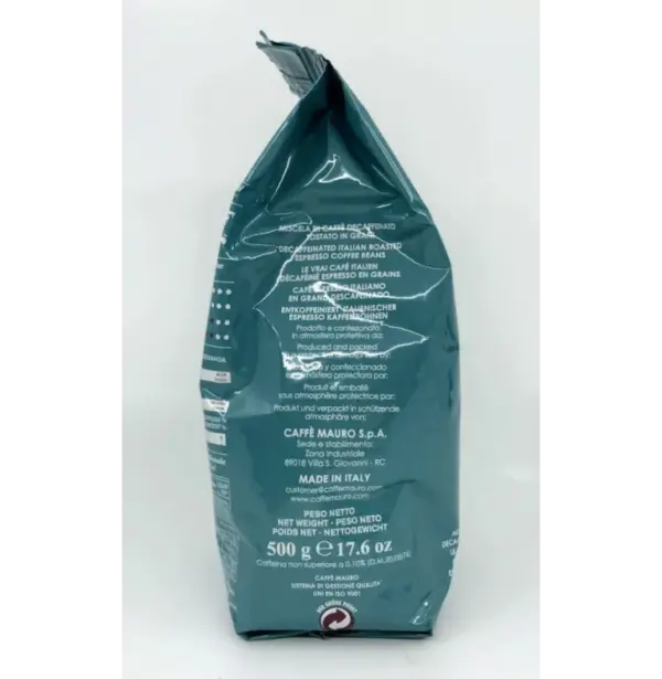 Mauro Decaf Espresso Beans 1.1 lb Bag - Image 3