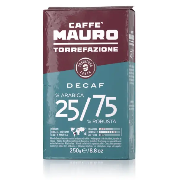 Mauro Decaf Ground Espresso Brick, 8.8oz