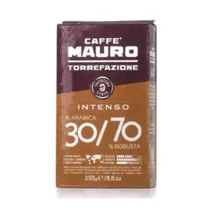 Mauro Intenso Ground Espresso - 30% Arabica 70% Robusta - 8.8oz Brick