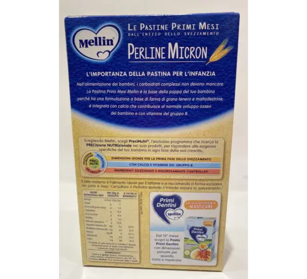 Mellin Baby Pasta Fine Perline Pastina 320g - Image 2