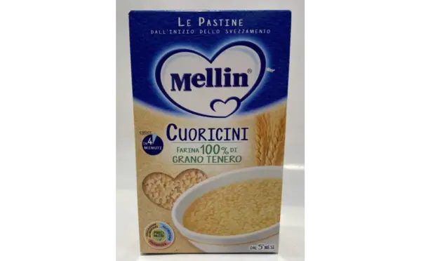Mellin Baby Pasta Hearts for Infants 6+ Months 320g Pack - Image 4
