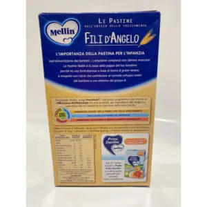 Mellin Fili D'Angelo Pasta 320g - Italian Durum Wheat Spaghetti