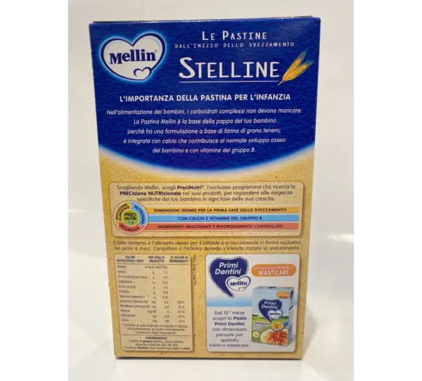 Mellin Stelline Baby Pasta 320g - Easy to Digest - Image 2
