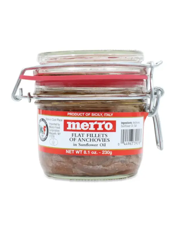 Merro Flat Fillets Anchovies 230g