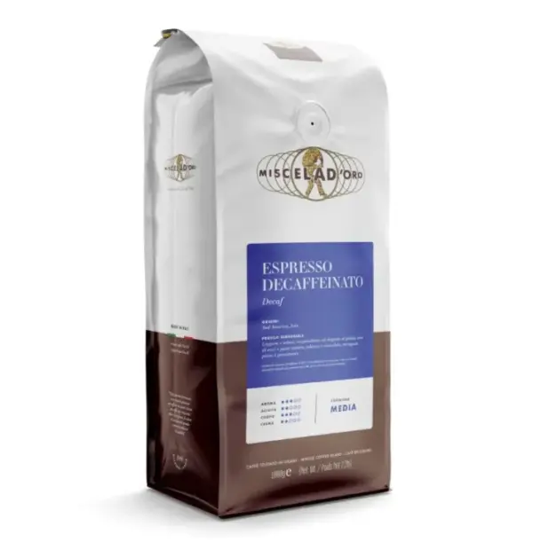 Miscela d'Oro Decaf Espresso Beans 1kg Whole Bean - Image 2