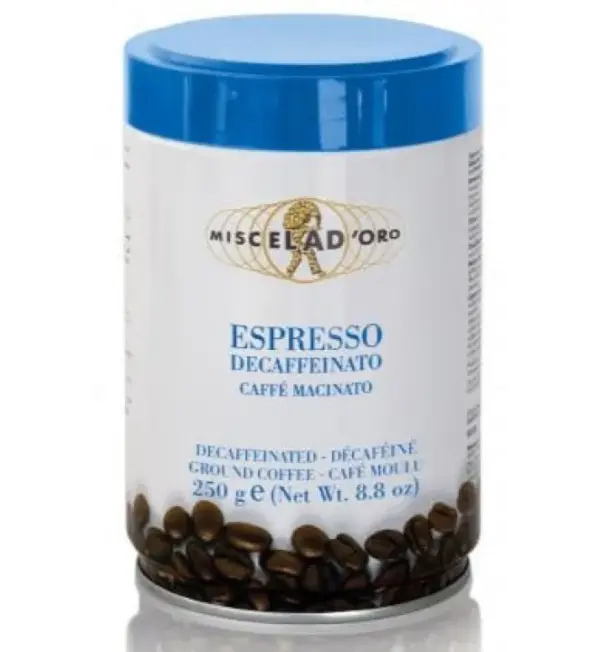 Miscela Doro Decaf Ground Coffee Can - 250g