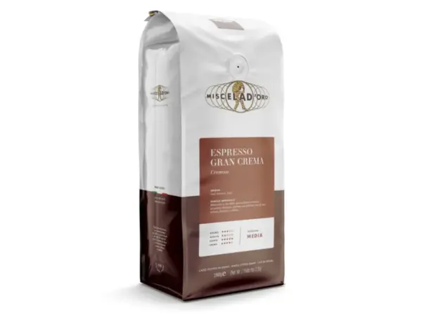 Miscela d'Oro Gran Crema Espresso Beans 2.2lb Bag - Image 3