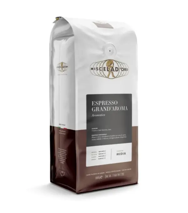 Miscela d'Oro Grand'Aroma Whole Bean Espresso Coffee 2.2 lb Bag - Image 3
