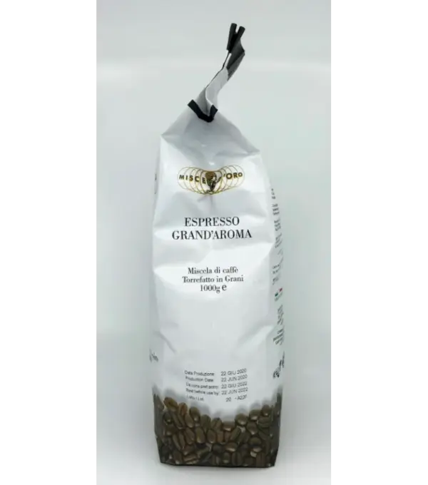 Miscela d'Oro Grand'Aroma Whole Bean Espresso Coffee 2.2 lb Bag
