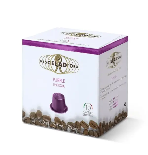 Miscela d'Oro Intense Espresso Capsules for Nespresso - 10 Pack
