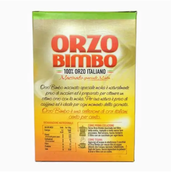 Moka Pot Barley Coffee Fine Grind - Orzo Bimbo 500g - Image 3