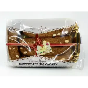 Monardo Almond Honey Biscotti - 250g Italian Cookie Treat