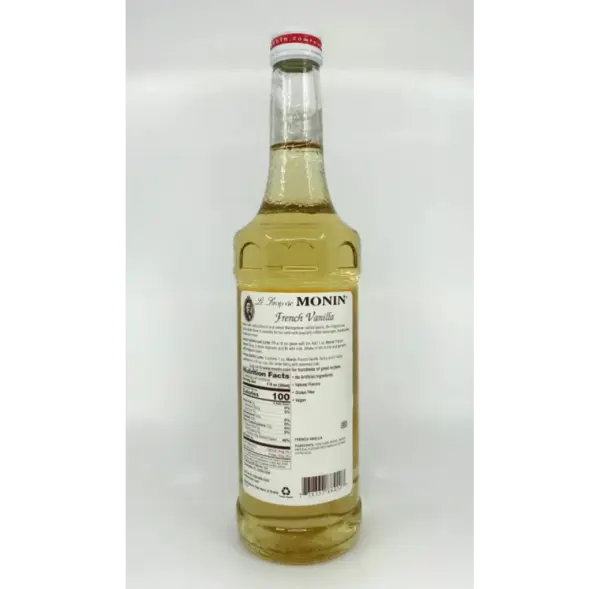 Monin French Vanilla Syrup 25.4 oz - Premium Coffee & Cocktail Flavoring