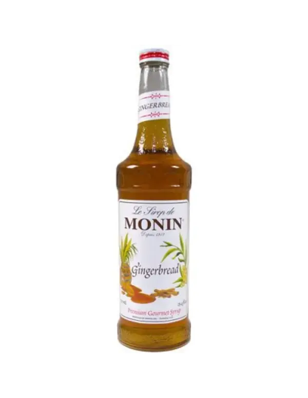 Monin Gingerbread Syrup 25.4oz for Coffee & Drinks