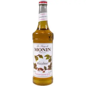 Monin Hazelnut Syrup Coffee Flavoring 1L Bottle