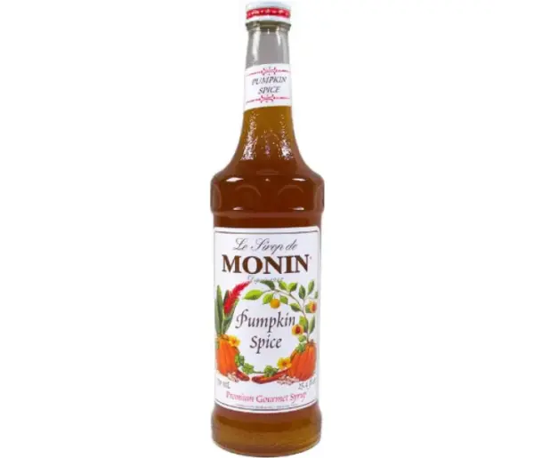Monin Pumpkin Spice Coffee Syrup 25.4 oz Bottle