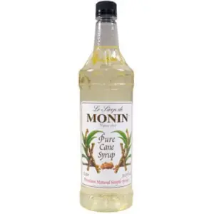 Monin Pure Cane Sugar Syrup 25.4 oz - Sweetener for Coffee & Cocktails