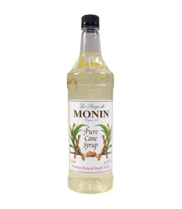Monin Pure Cane Sugar Syrup 25.4 oz - Sweetener for Coffee & Cocktails