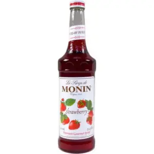 Monin Strawberry Syrup 25.4oz Bottle