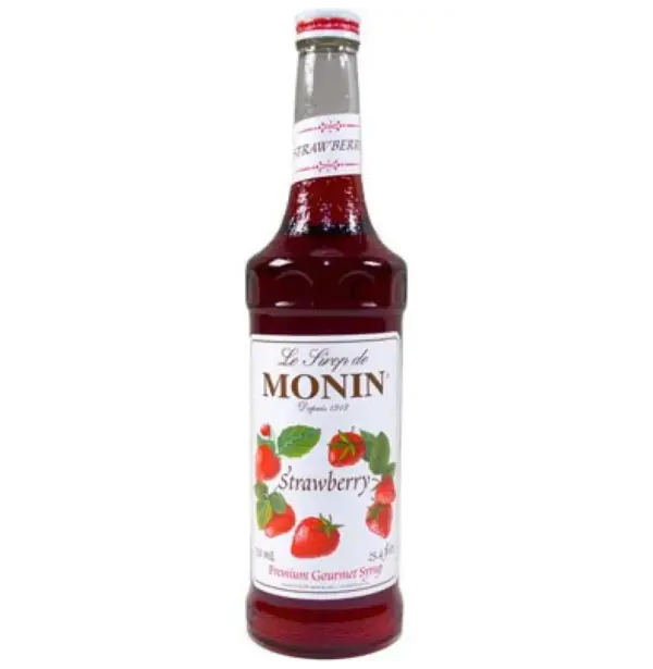 Monin Strawberry Syrup 25.4oz Bottle