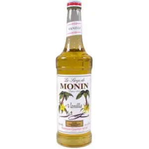 Monin Vanilla Syrup 25.4 oz - Premium Coffee & Cocktail Flavoring