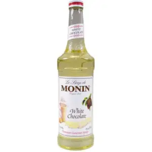 Monin White Chocolate Syrup 750ml Barista Coffee Flavoring
