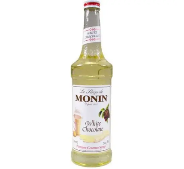 Monin White Chocolate Syrup 750ml Barista Coffee Flavoring