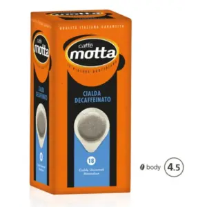 Motta Decaf Espresso Pods Easy Serve 18 Count