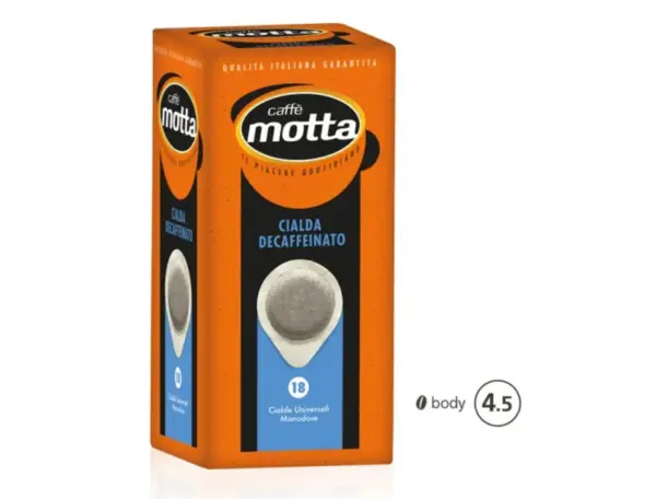 Motta Decaf Espresso Pods Easy Serve 18 Count